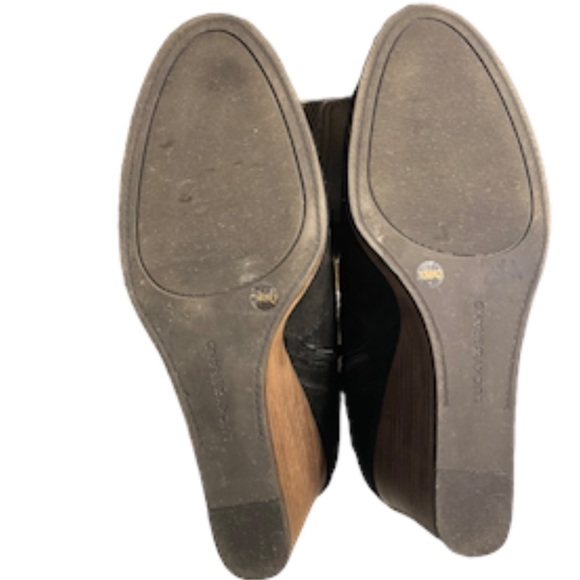 Lucky Brand Suede Leather Lace-up Wedge Boots 10 - Picture 6 of 7